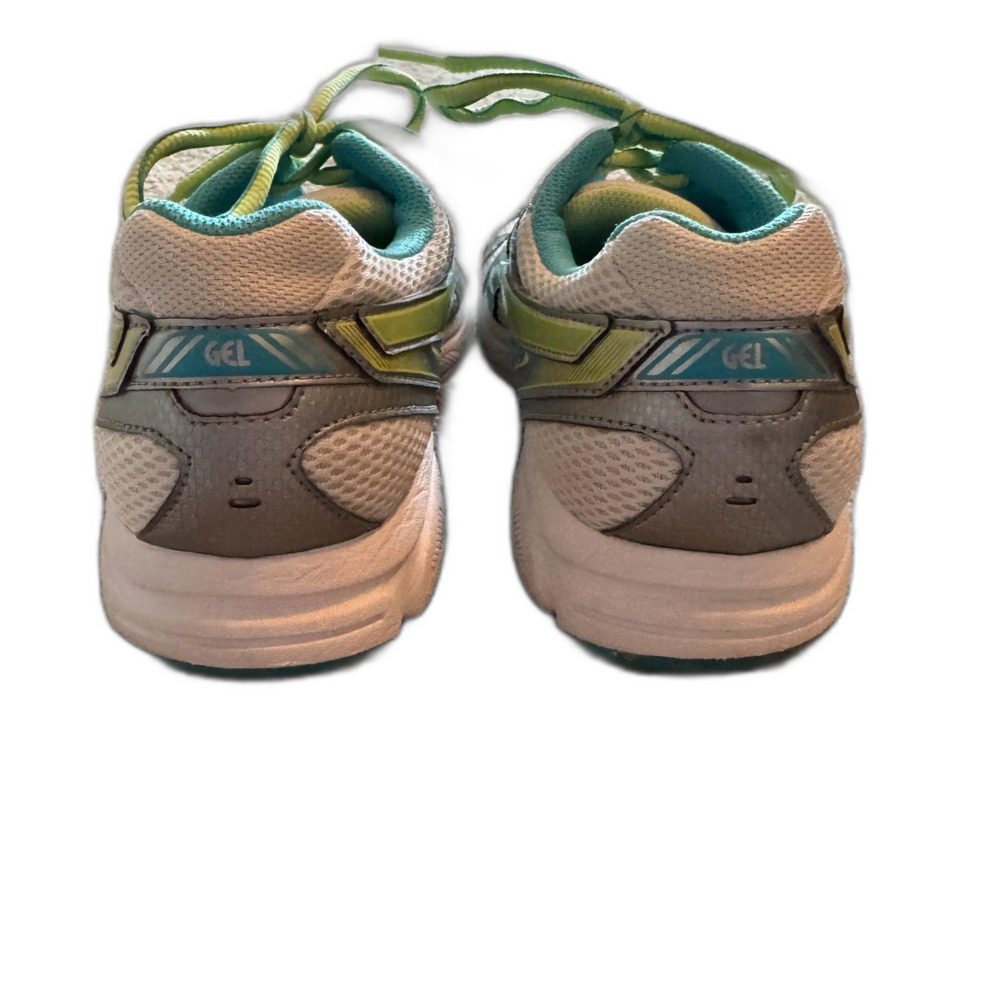 Ascis Gel Contend 2 Running Cross Training Shoes Women's Size 8.5 Silver & Green - Picture 5 of 8